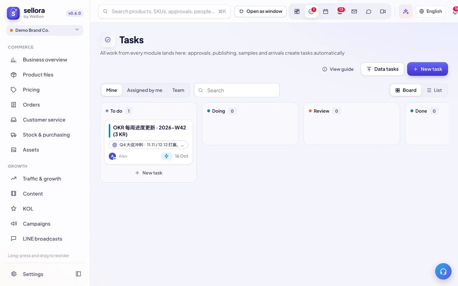 Team chat, tasks, approvals, calendar and meetings